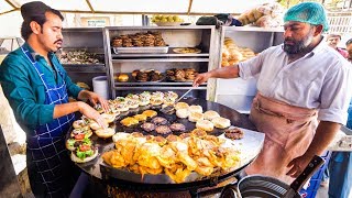 Street Food in Pakistan  ULTIMATE WESTERN PAKISTANI Fast Food Tour  Karachi Islamabad Lahore [upl. by Nadirehs]