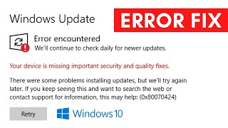 How To Fix Windows Update Error on Windows 10  Windows Update Not Working Problem [upl. by Willett352]