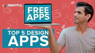 TOP 5 Free Design Apps For Creating TShirt Designs [upl. by Madanhoj]