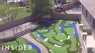 Turn Your Backyard Into A Mini Golf Course [upl. by Nitsrik90]