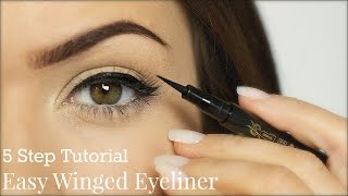 Eyeliner Tutorial  5 Steps  TheMakeupChair [upl. by Procora]