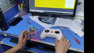 Happymodel Moblite7 drone Frsky Version pairing settings [upl. by Ziom]