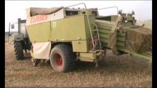 Hanomag Robust 900  Presse Claas Quadrant [upl. by Chlo419]