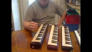 Comparison and review of three melodicas [upl. by Lehet]