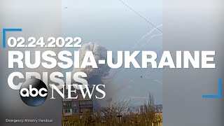 RussiaUkraine Crisis February 24 2022 [upl. by Layap373]