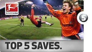 Jens Lehmann  Top 5 Saves [upl. by Yniffit388]