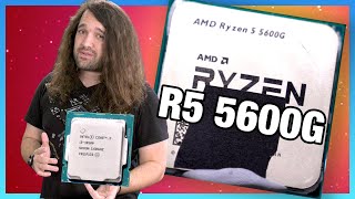 AMD Ryzen 5 5600G APU Review amp Benchmarks 260 CPU  GPU vs 5600X amp More [upl. by Gotthelf234]