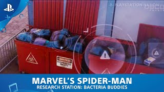 Marvels SpiderMan PS4  Research Station  Bacteria Buddies [upl. by Alhak]