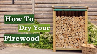 How to dry your firewood [upl. by Marchak]