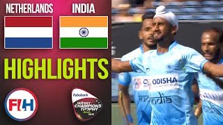 Netherlands v India  2018 Men’s Hockey Champions Trophy  HIGHLIGHTS [upl. by Nawak85]