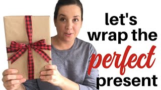 SO EASY How to Wrap the Perfect Gift with Ribbon [upl. by Ck]