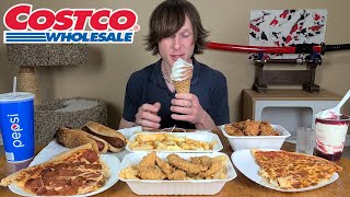 Eating Everything on the Canadian Costco Food Court Menu [upl. by Idnek]