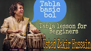 Ustad Zakir Hussain Teaching Basic Tabla Bol  Tabla lessons for Begginers  live Instagram [upl. by Nahallac]