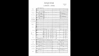 Fauré  Requiem Op 48 Full Score [upl. by Ormond895]