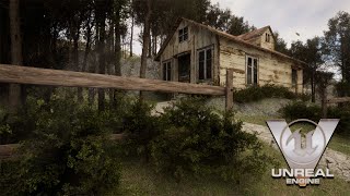 Abandoned house Unreal Engine 5 [upl. by Ker]