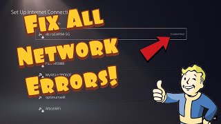 How To FixResolve All PS5 Network Errors 2021 Tutorial [upl. by Suollecram]