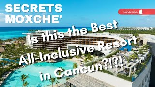 Secrets Moxche Full Resort Tour Food Drinks Rooms amp Activities [upl. by Berck]