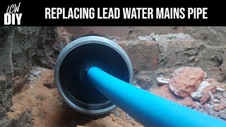 Replacing Lead Mains Water Pipe  DIY Vlog 2 [upl. by Elmira]