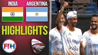 India v Argentina  2018 Men’s Hockey Champions Trophy  HIGHLIGHTS [upl. by Llenrahs426]