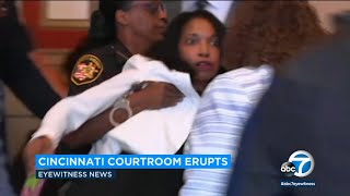 Exjudge dragged from courtroom after being ordered to jail  ABC7 [upl. by Jenna]