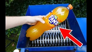 FANTA SHREDDING AMAZING EXPERIMENT [upl. by Lee422]