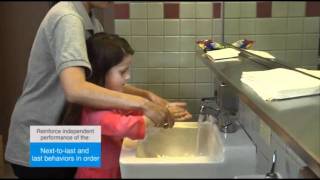 Chaining Hand Washing  Autism Therapy Video [upl. by Cirda277]