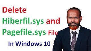 How to Delete Hiberfilsys and Pagefilesys File in windows 10 [upl. by Eugilegna]