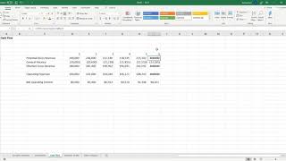 Build a Real Estate Financial Model Part 1 Basic Cash Flow [upl. by Aneral]