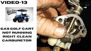 Ezgo clean and adjust carburetor [upl. by Vaughn]