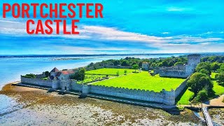 Portchester Castle  A Birds Eye View [upl. by Virgil145]