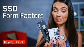 PC Build – Types of SSDs  DIY in 5 Ep 71 [upl. by Irreg]