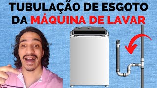 Tubulação de Esgoto da Máquina de Lavar [upl. by Nilrah703]