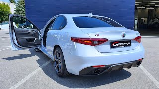 New Alfa Romeo Giulia Q4 Veloce 2020 Review Interior Exterior [upl. by Arondell]