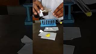 chromyl chloride test  confirmatory test for chloride ion [upl. by Neuberger266]