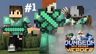 Dangeon Heroes RPG  Minecraft 1 [upl. by Michiko]