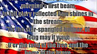 Star Spangled Banner Full Version with Lyrics on Screen [upl. by Anyar171]