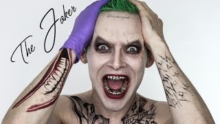 The JOKER Suicide Squad Halloween MakeUp  Jared Leto  Shonagh Scott [upl. by Anoed]