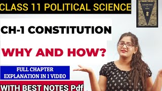 Constitution why and how class 11 [upl. by Gimpel]