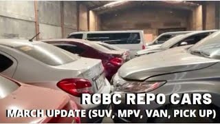 RCBC REPOSSESSED CARS SUV MPV VAN PICK UP [upl. by Liggett831]