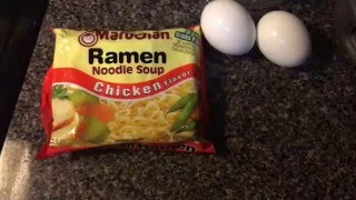 How to make Ramen Noodles with Egg [upl. by Nerraw]