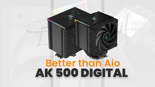 DeepCool AK 500 Digital air cooler AIO alternative [upl. by Belayneh]