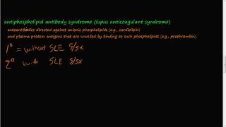 56P  HIT syndrome antiphospholipid antibody syndrome lupus anticoagulant syndrome [upl. by Sucerdor]