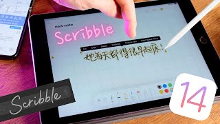 Convert your Chinese Handwriting into text on iPadOS 14 with Scribble [upl. by Hodgkinson]