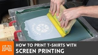 Screen Print Your Own Tshirts  HowTo  I Like To Make Stuff [upl. by Benildas75]