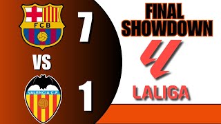 BARCELONA FC VS VALENCIA CF  LA LIGA  2025 [upl. by Nimesh]