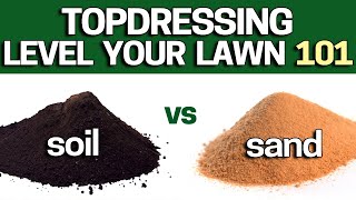 How to Topdress amp Level Your Lawn Using Sand or TopSoil Beginners DIY Guide [upl. by Kyl]