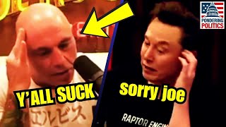 Watch FED UP Joe Rogan CALL OUT Trump FAILURES to Elons Face [upl. by Htehpaj]