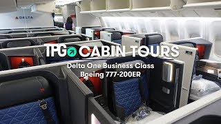 Fly Detroit to Beijing in style  Delta Boeing 777200ER  Cabin Tour [upl. by Pedaiah]