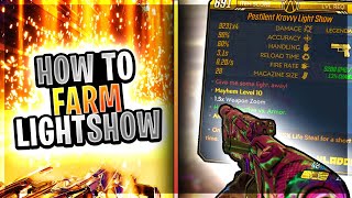 Borderlands 3 │How to FARM The LIGHTSHOW Legendary Review [upl. by Enialb103]