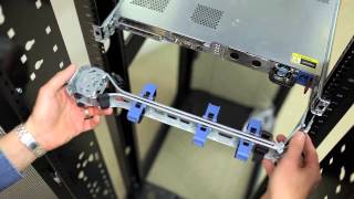 HP ProLiant Quick Deploy Rail Kit installation [upl. by Starla]